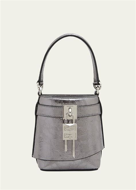 givenchy small shark bag|Micro Shark Lock bucket bag in satin with feathers .